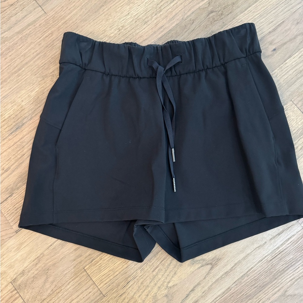 Lululemon Athletica Black High Waist Shorts